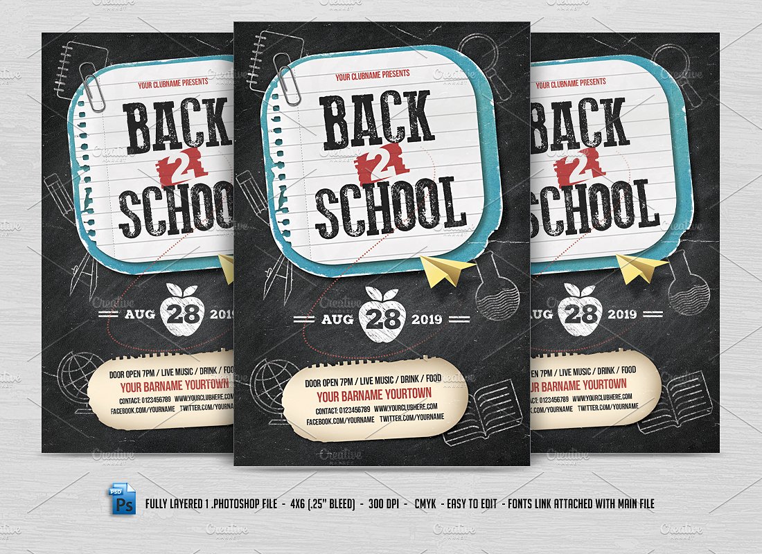 Back 2 School Flyer