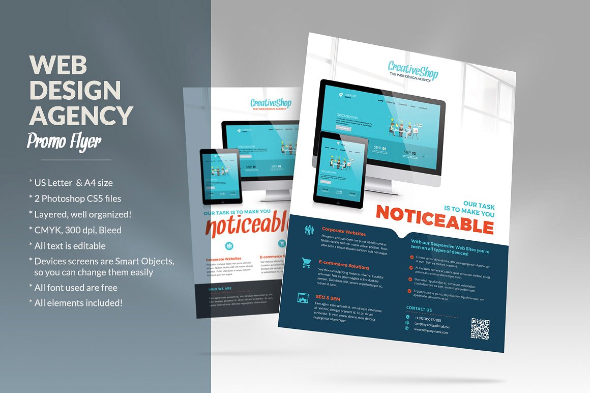 Web Design Agency Flyer