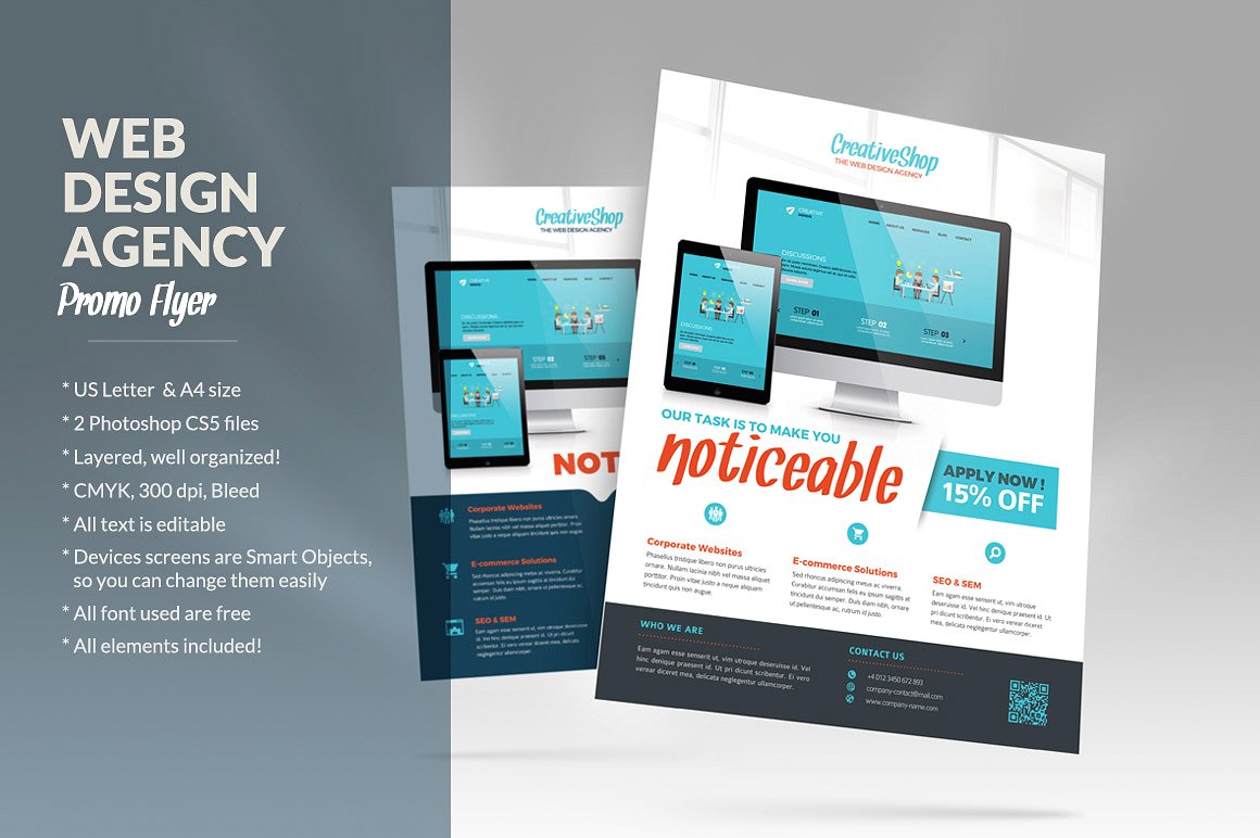 Web Design Agency Flyer