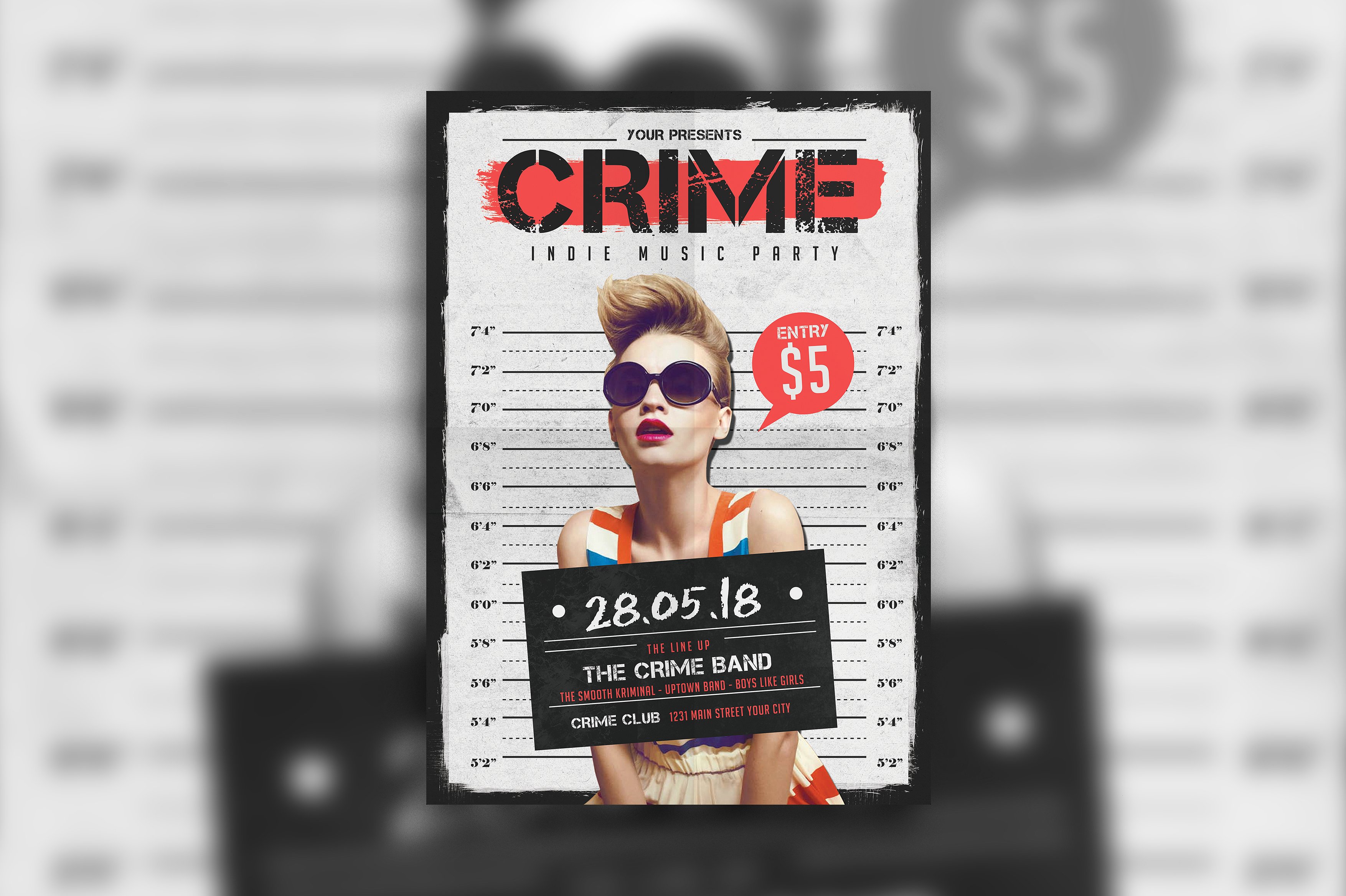 Indie Crime Poster/Flyer