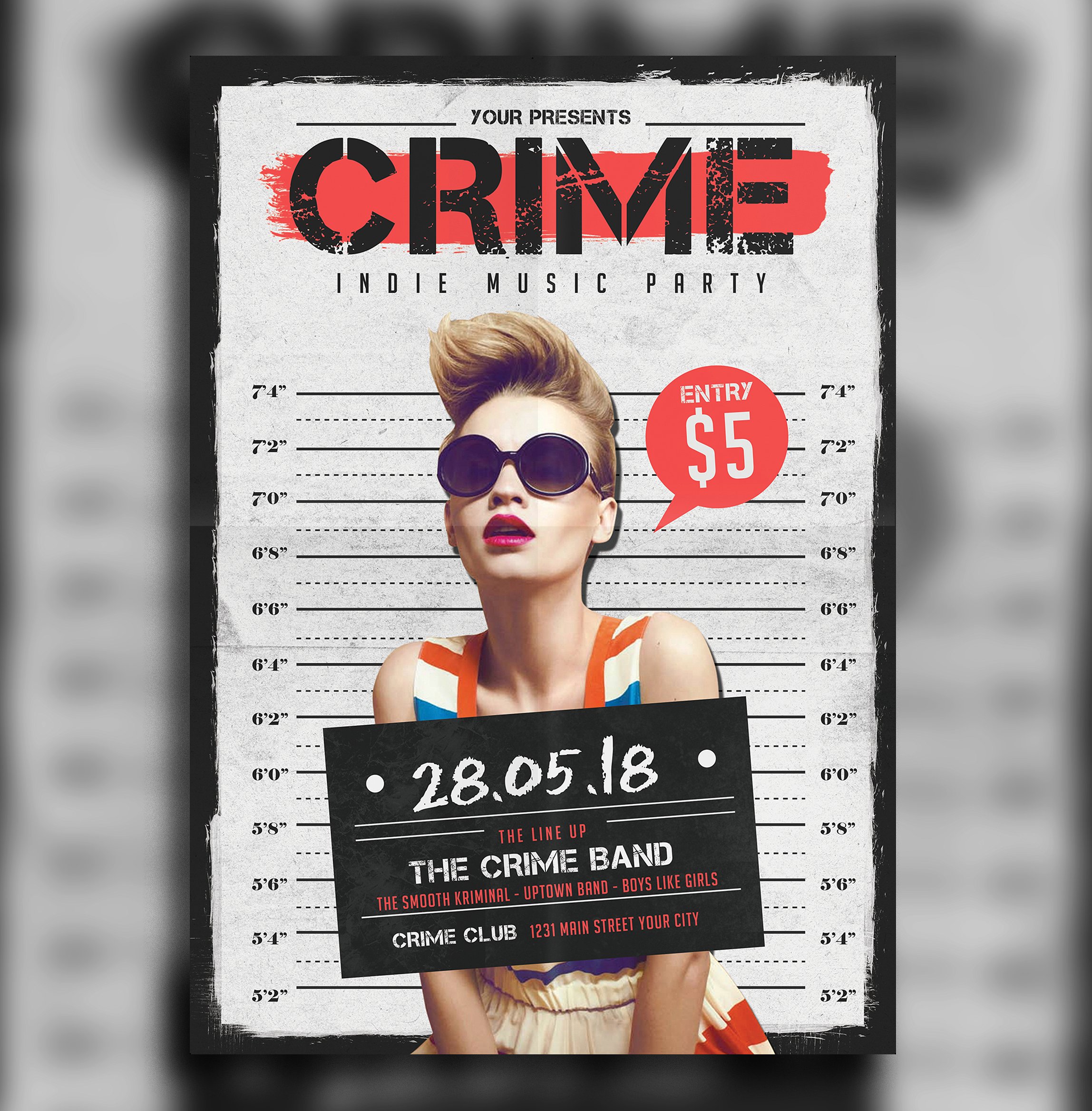 Indie Crime Poster/Flyer