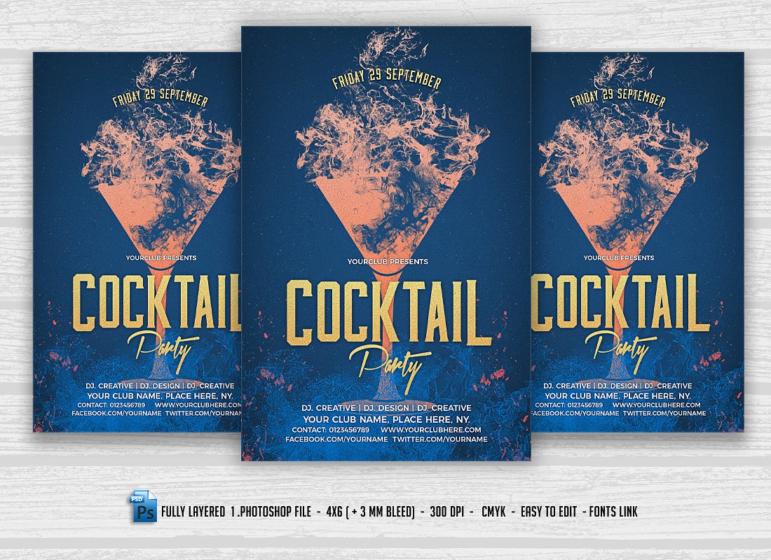 Cocktail Party Flyer