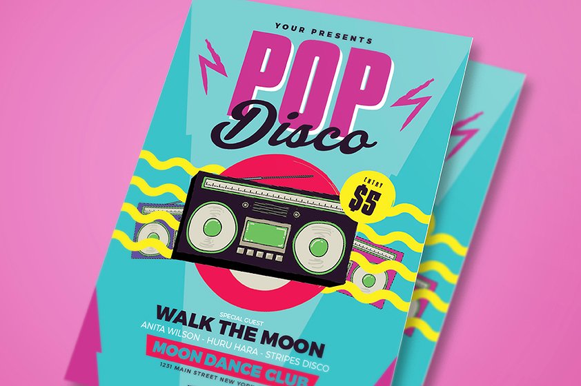 Pop Disco Flyer