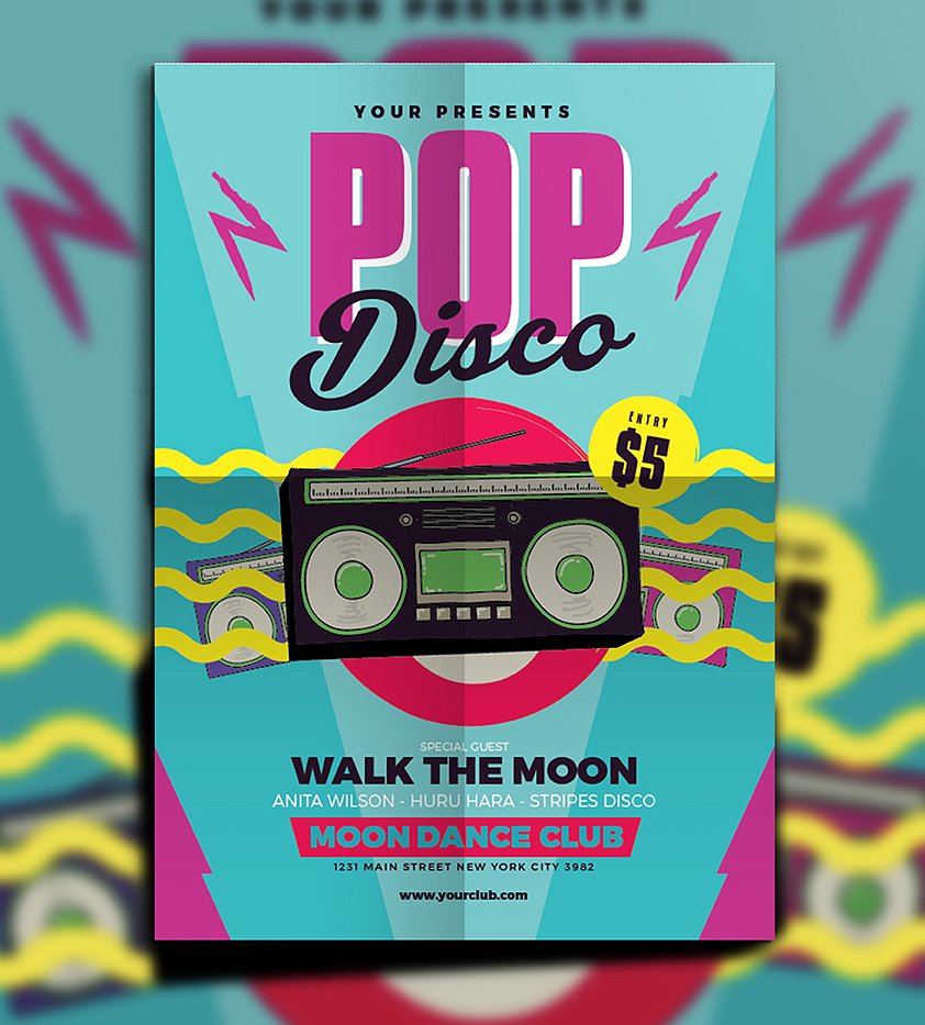 Pop Disco Flyer