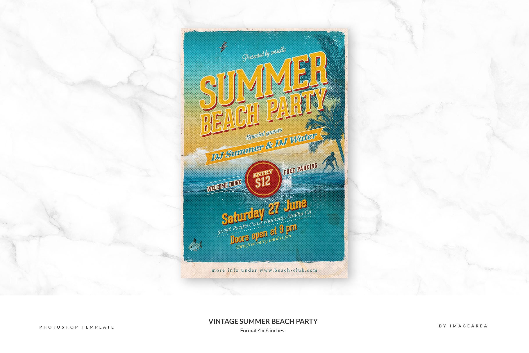 Vintage Summer Beach Party