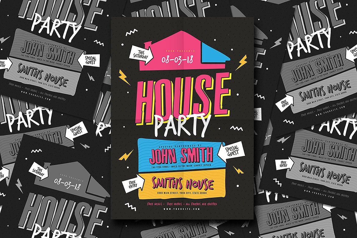 House Party Flyer