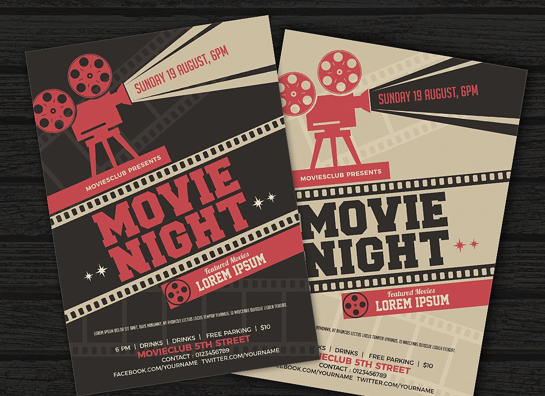 Movie Night Flyer