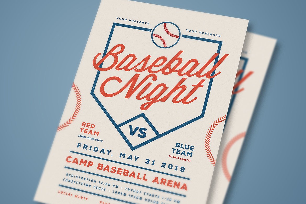 Baseball Night Flyer