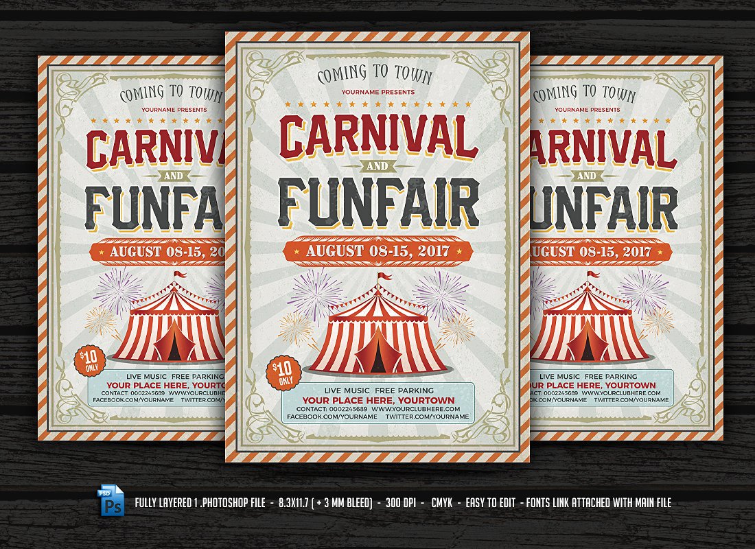 Carnival -amp; Fun Fair Flyer