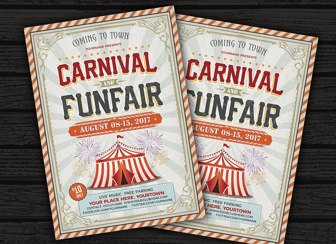 Carnival -amp; Fun Fair Flyer