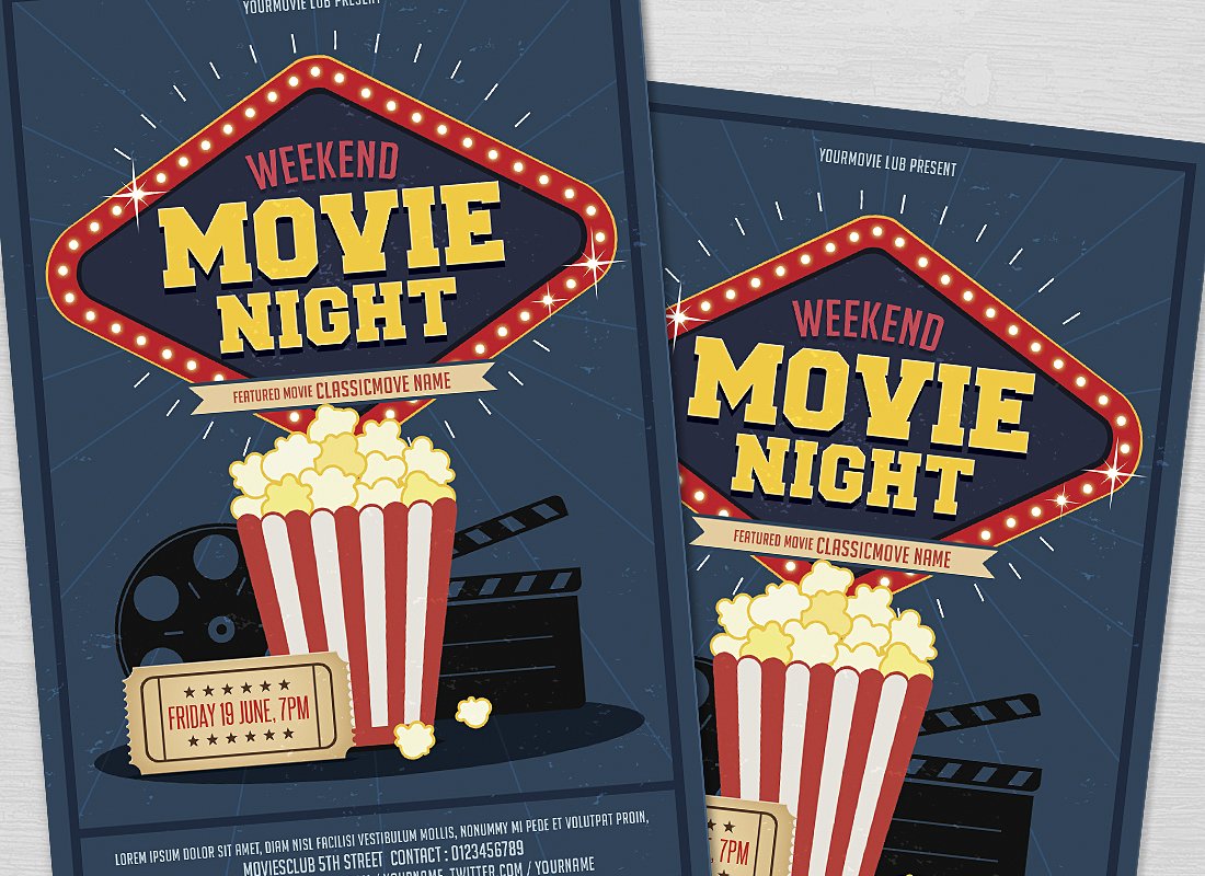 Movie Night Flyer