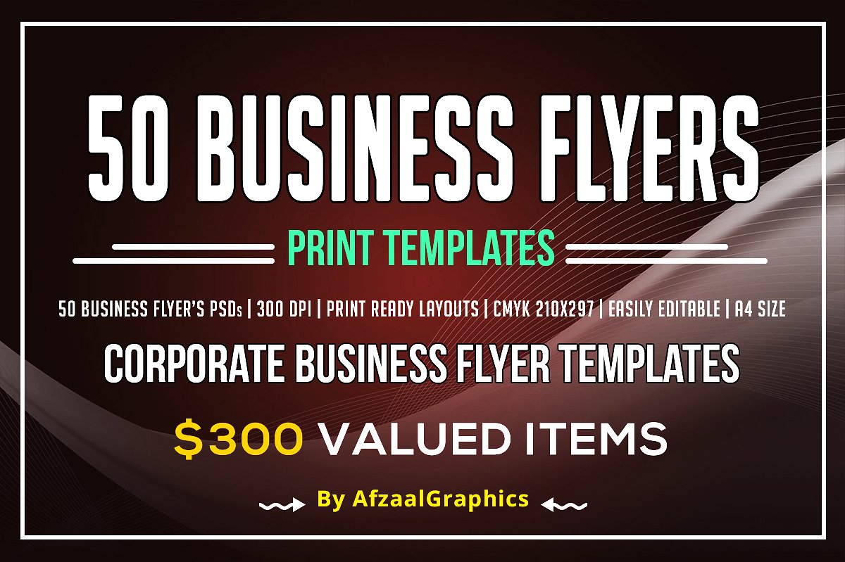 50 Business Flyers Bundle