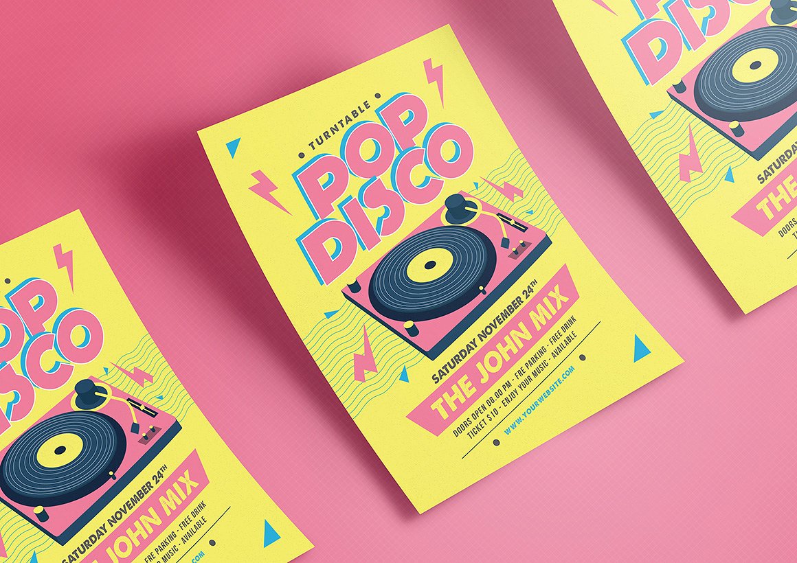 Pop Disco Flyer