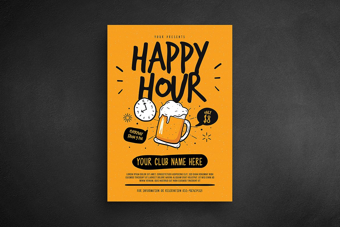 Happy Hour Beer Flyer