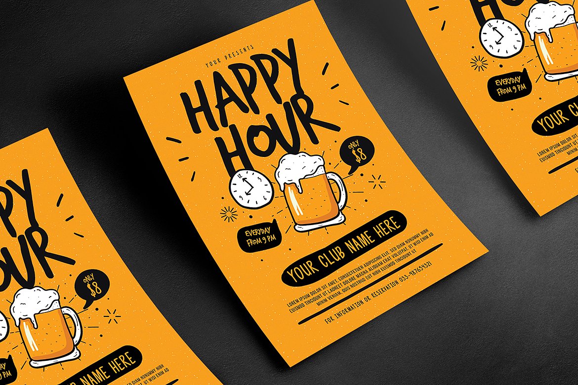 Happy Hour Beer Flyer