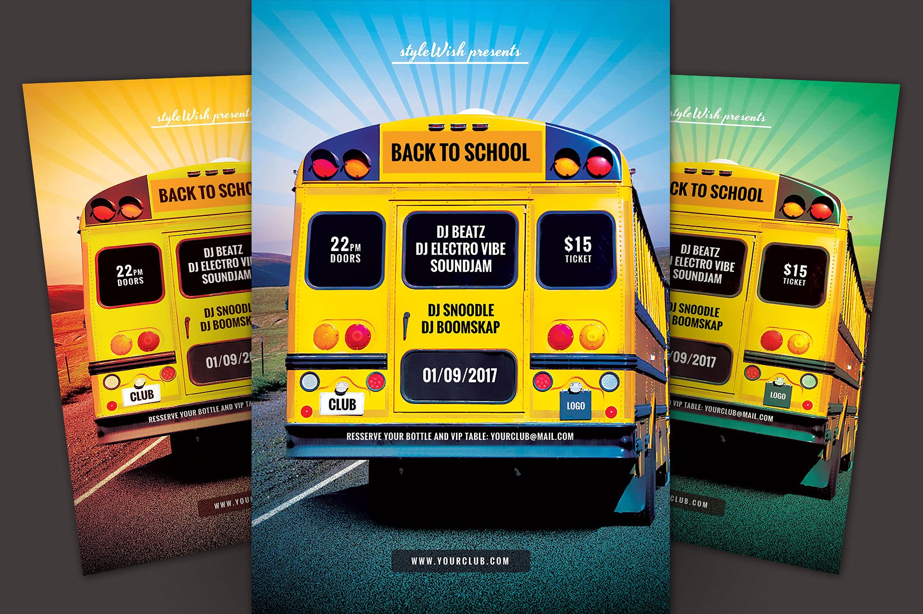 Back to School Flyer Template