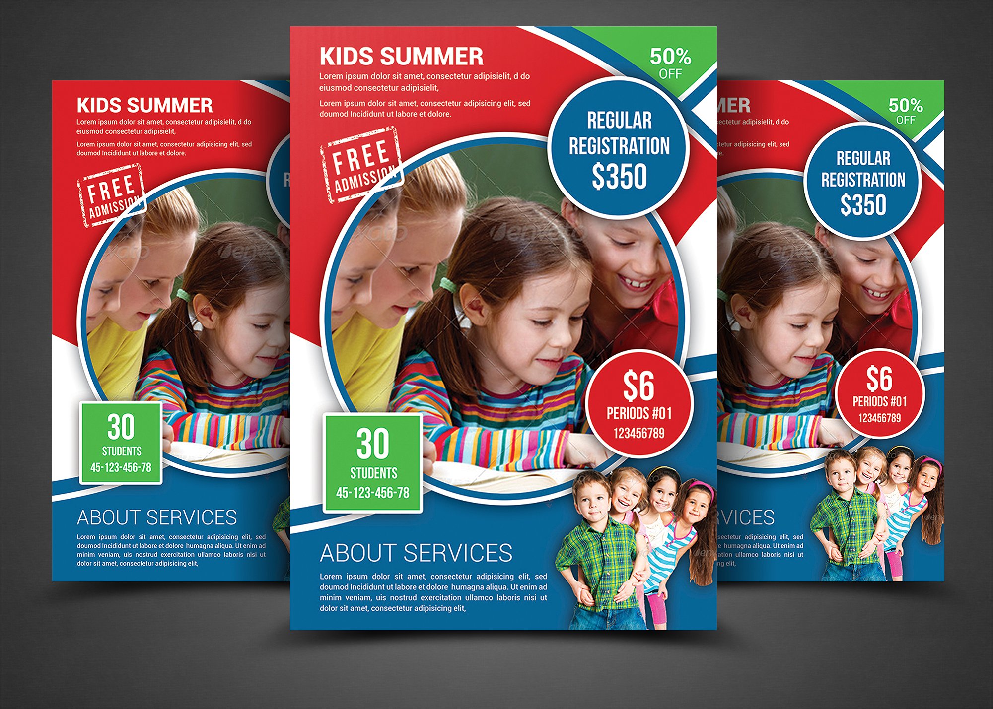 Kids Summer Camp Flyers