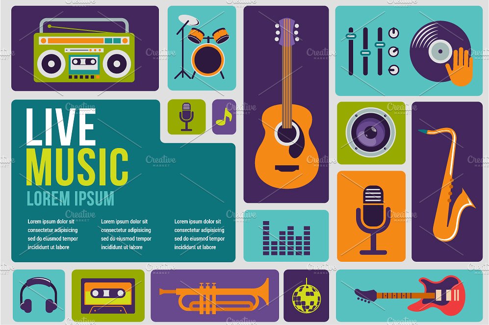 Live Music concept template de