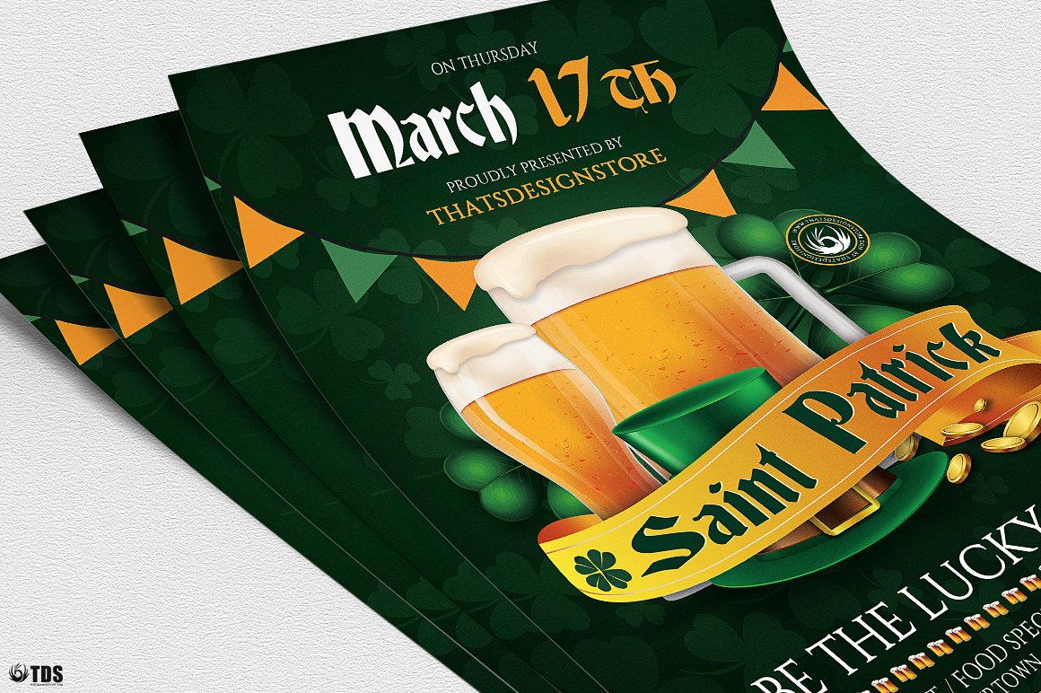 Saint Patricks Day Flyer PSD V