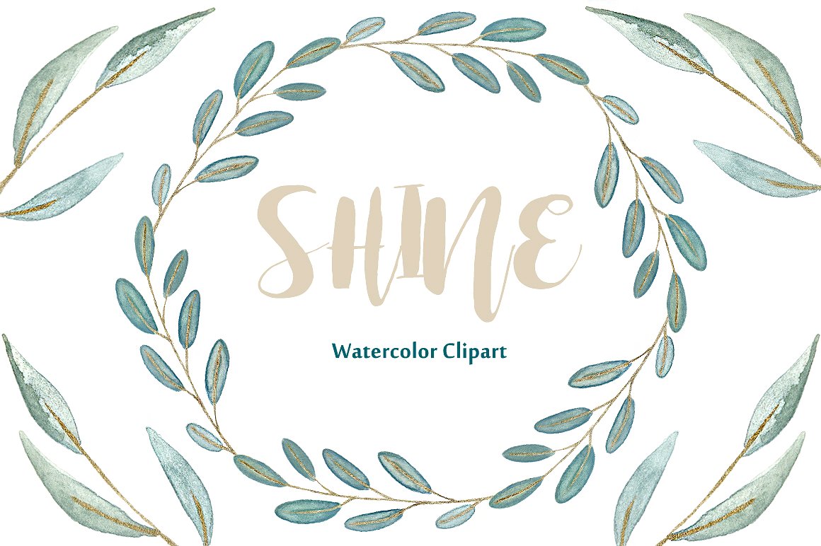 Shine gold mint leaves Waterco