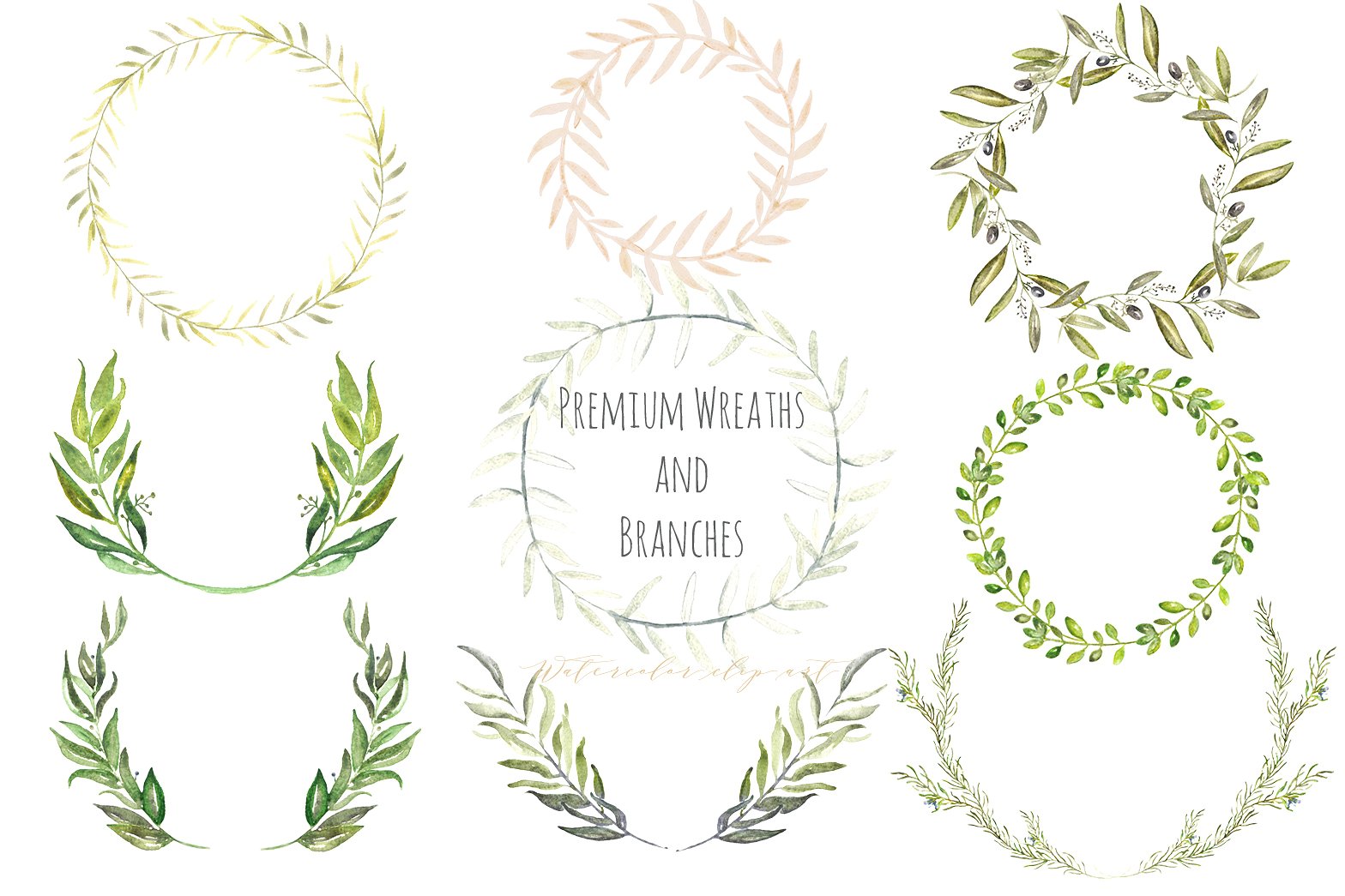 Premium wreaths and branches c