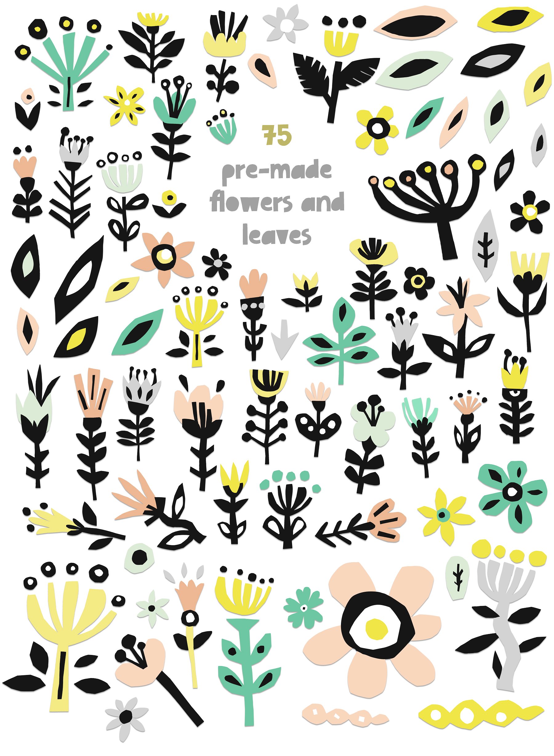 426 Cutout Floral Elements: PN