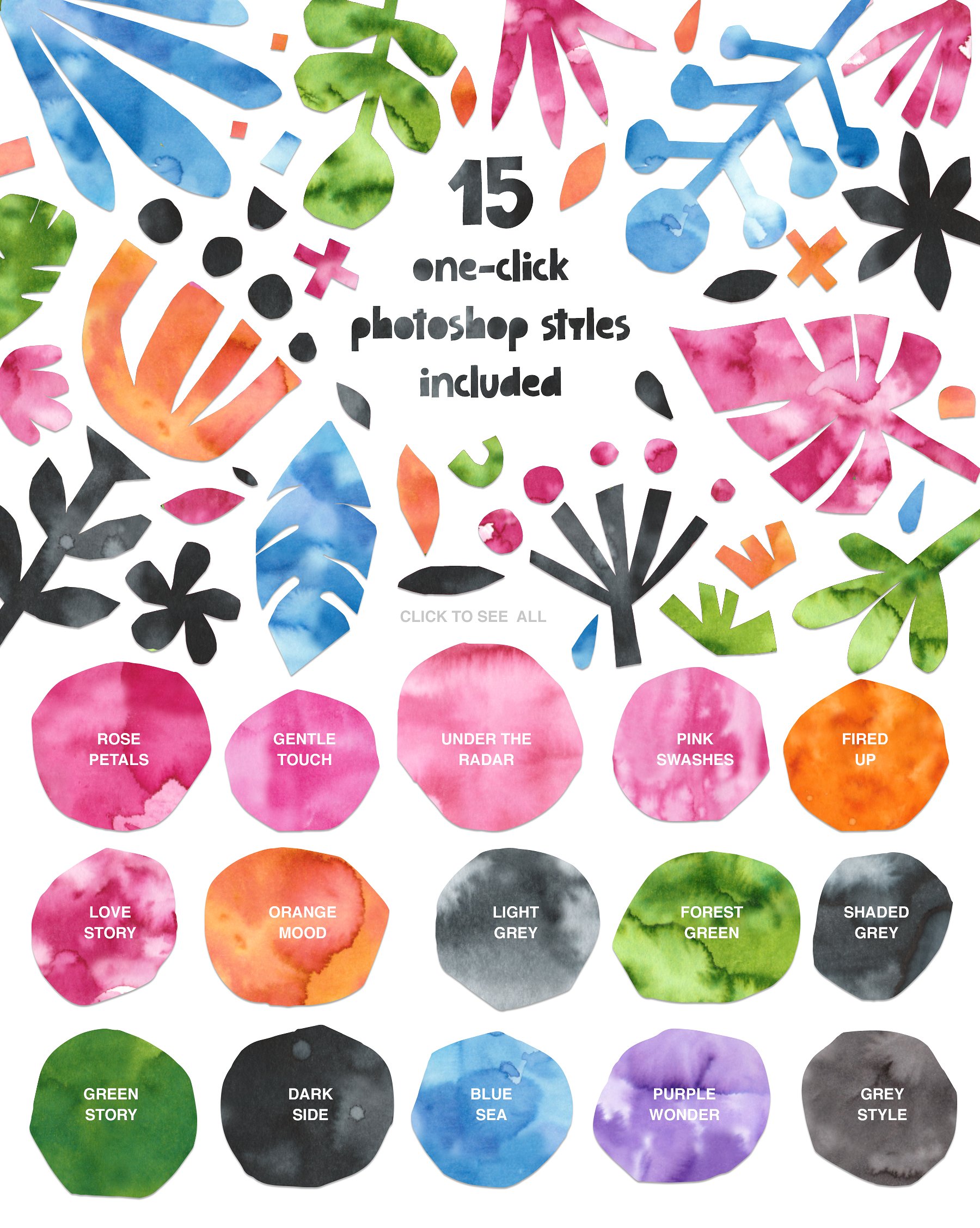 426 Cutout Floral Elements: PN