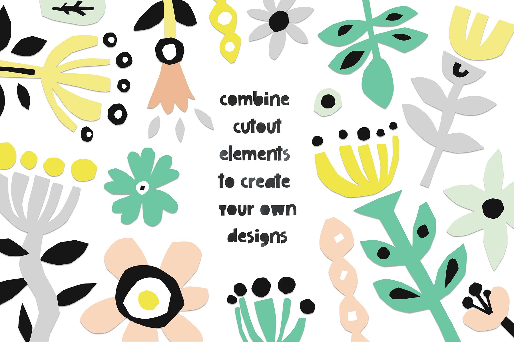 426 Cutout Floral Elements: PN