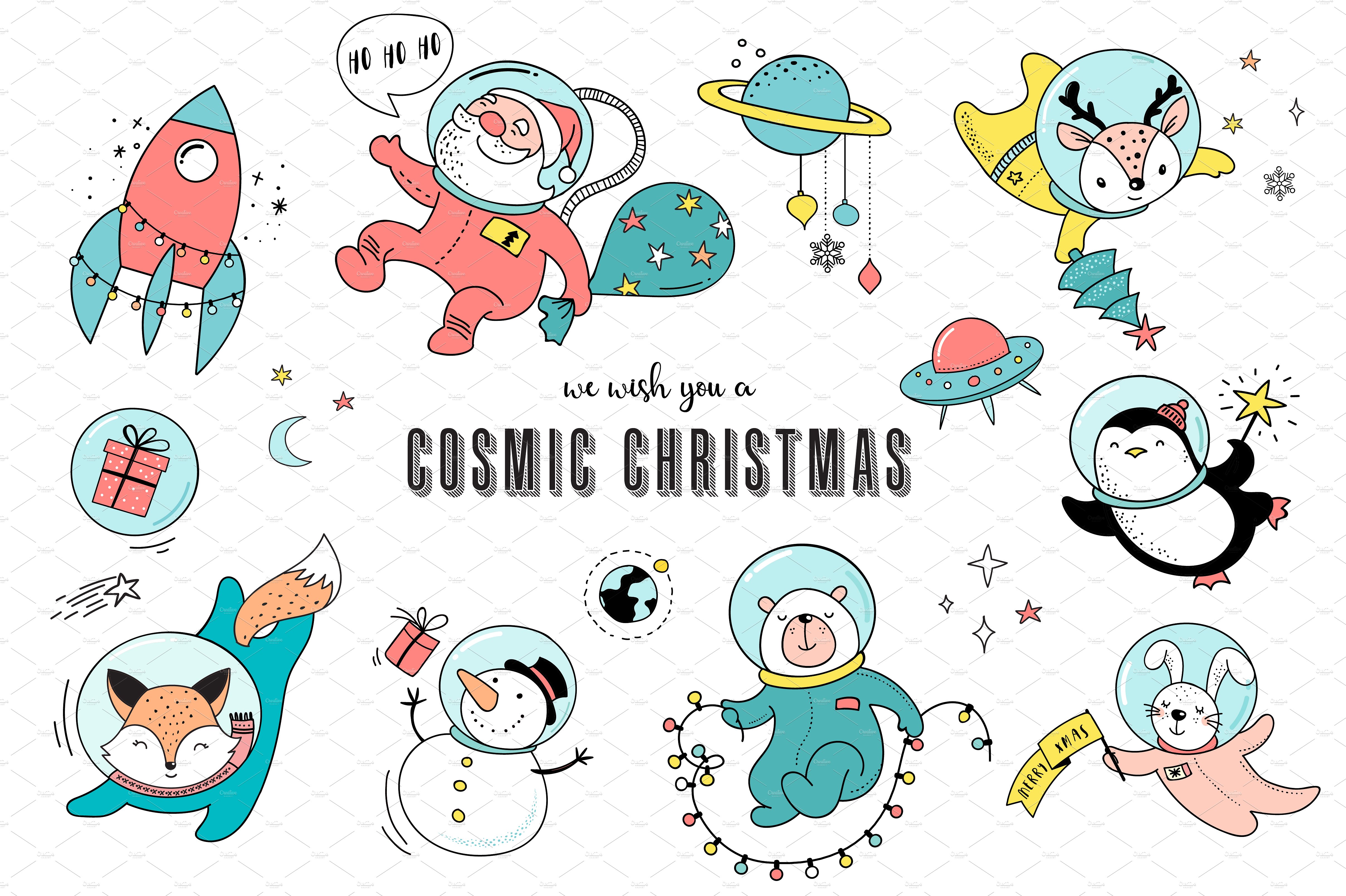 Cosmic Christmas in outer spac