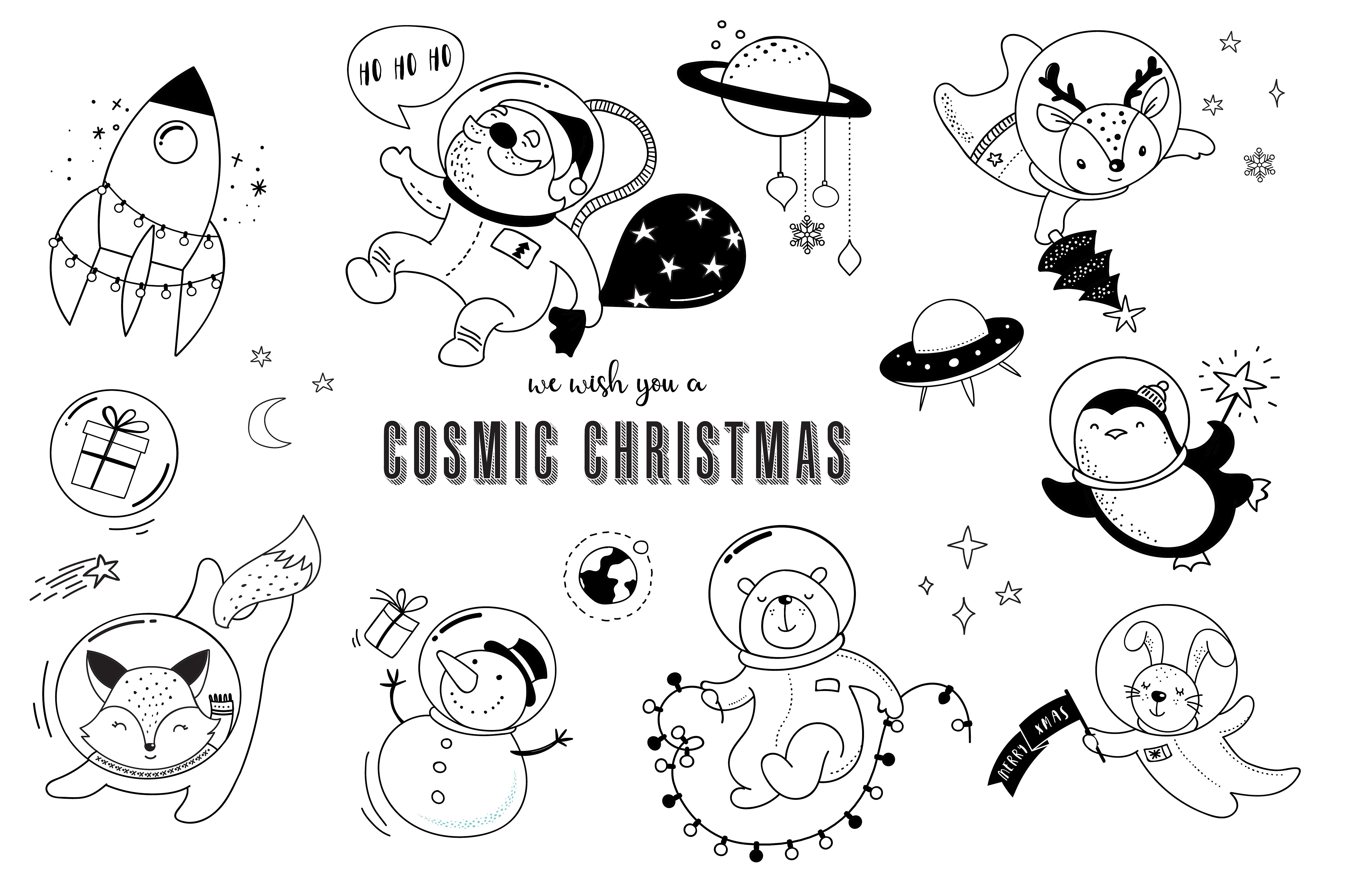 Cosmic Christmas in outer spac