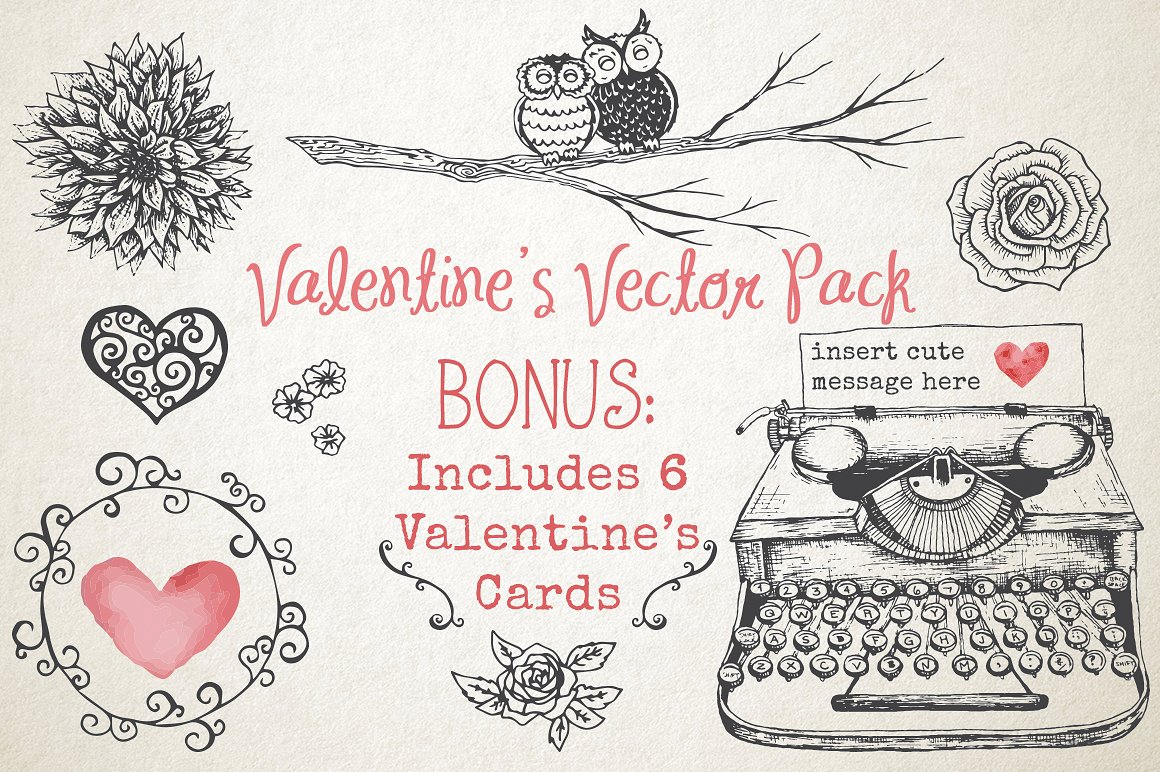 Valentine-#039;s Vector Pack