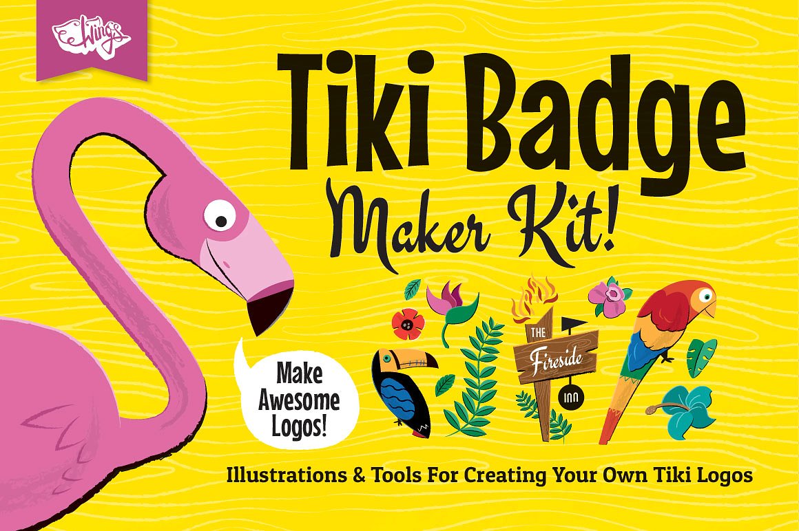 Tiki Logos and Badge Maker Kit