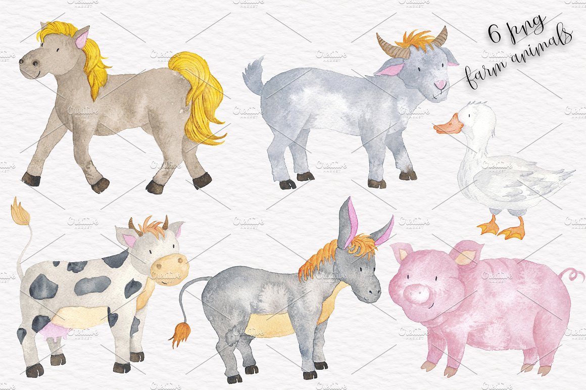 Farm Animals -amp; Kids Collec