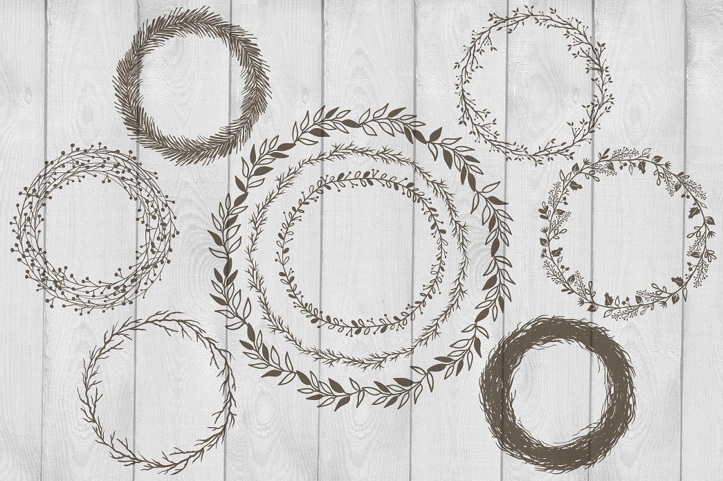 Rustic Wreaths, Frames -amp; B