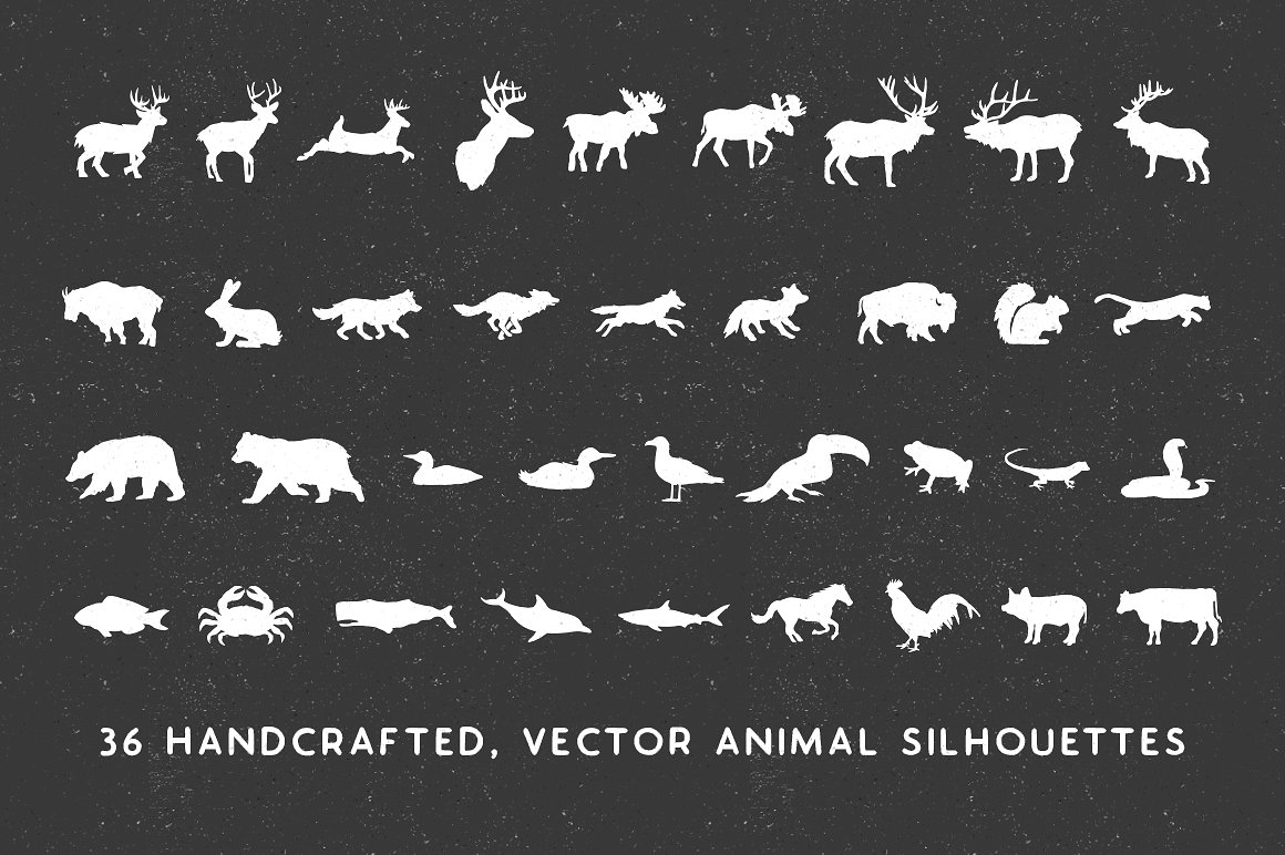 Handmade Animal Silhouette Pac