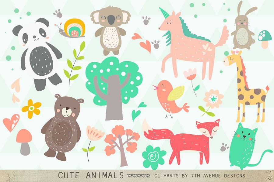 Cute Animals Clipart