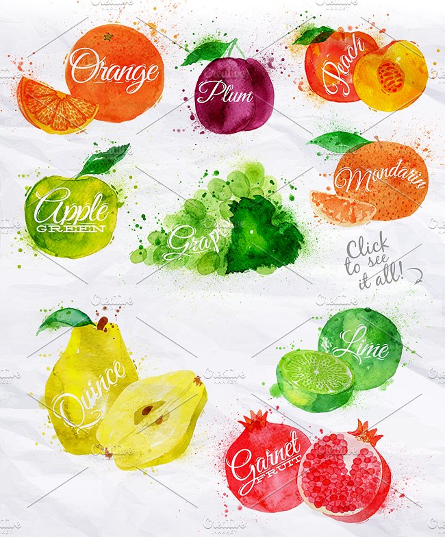 Fruit Watercolor