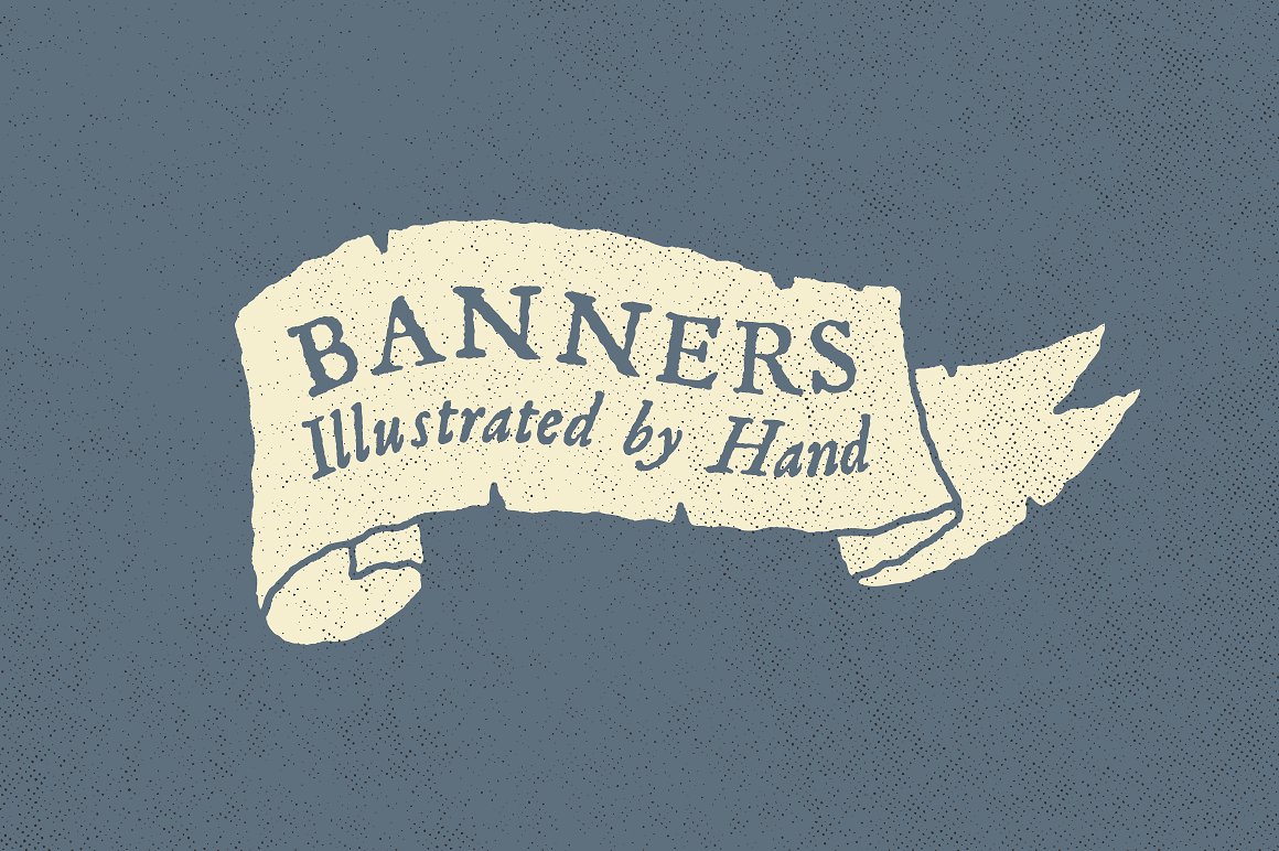 Hand Illustrated Banners