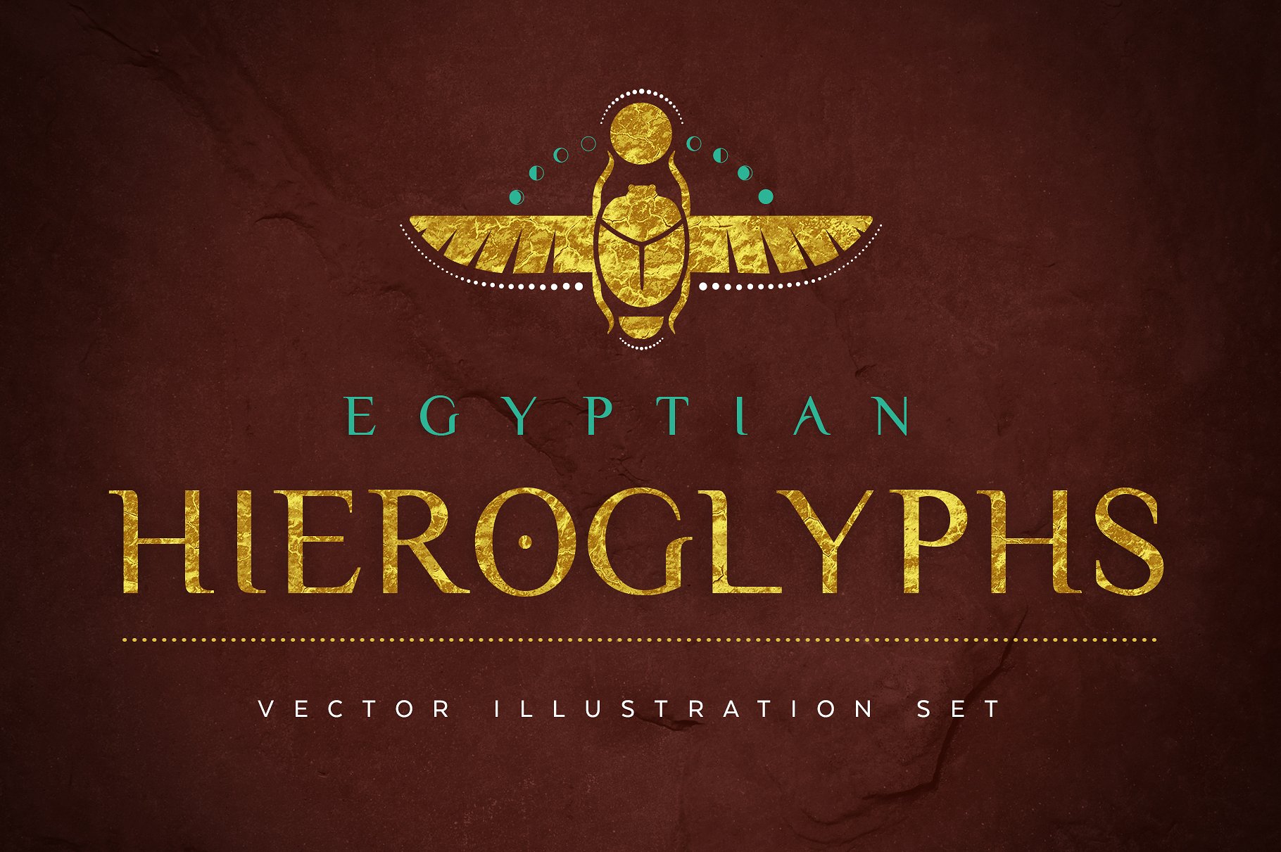 28个埃及象形文字矢量素材下载Egyptian Hierog