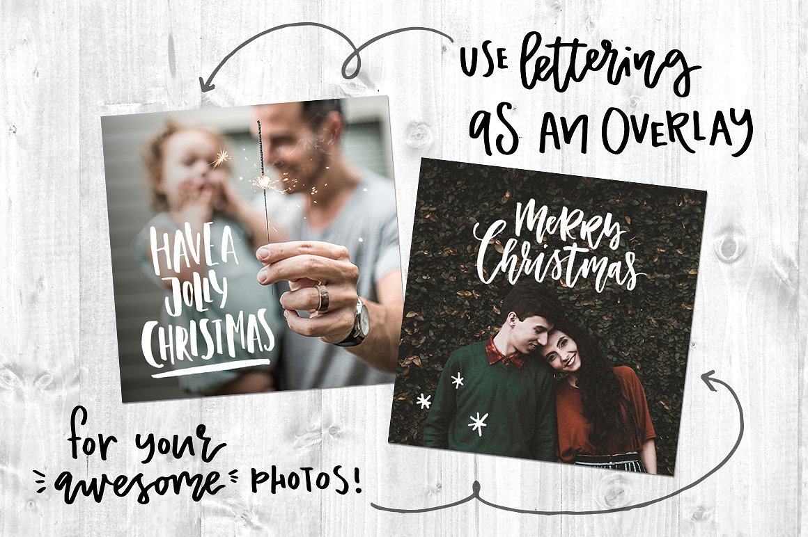 35 Christmas Photo Overlays