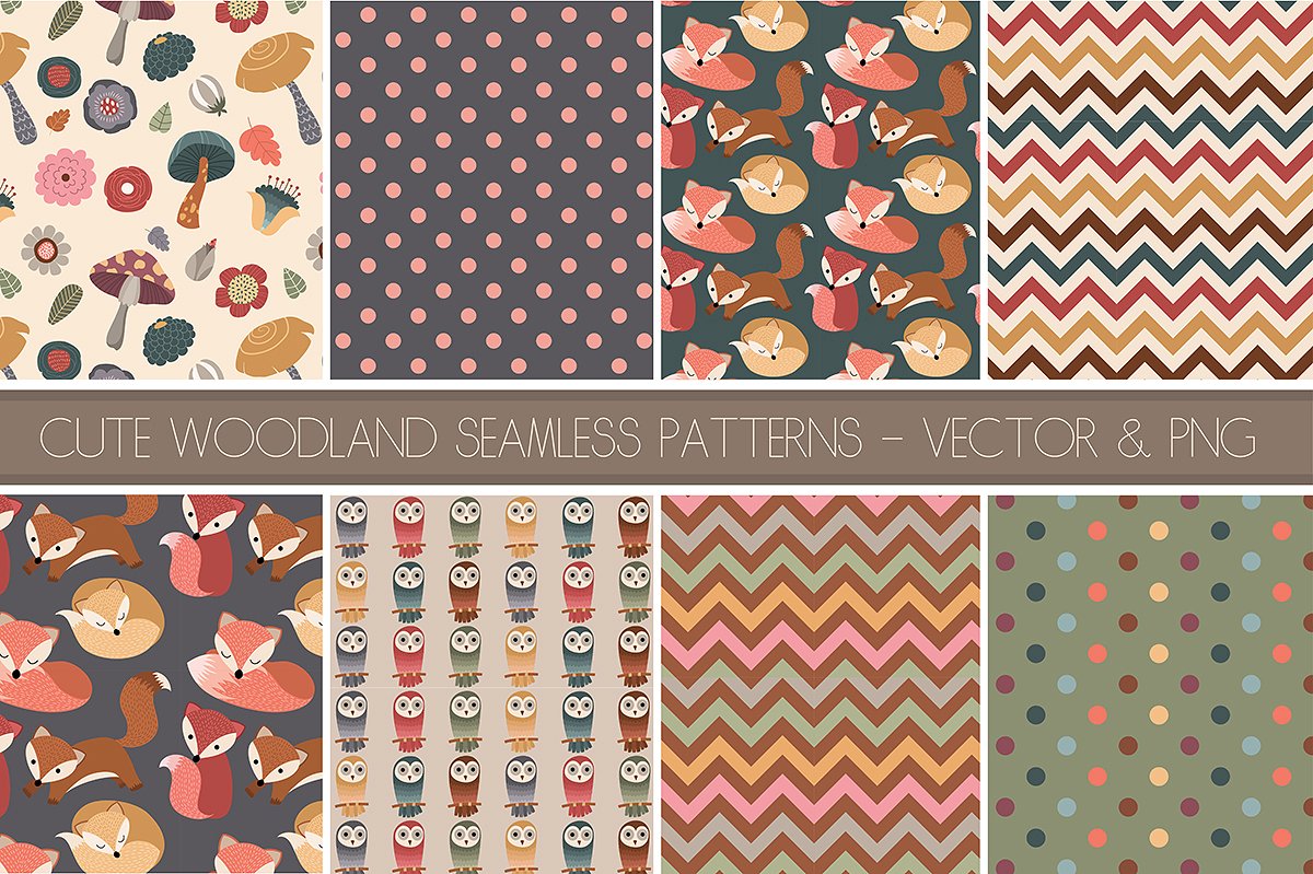 45 Woodland Designs -amp; Patt