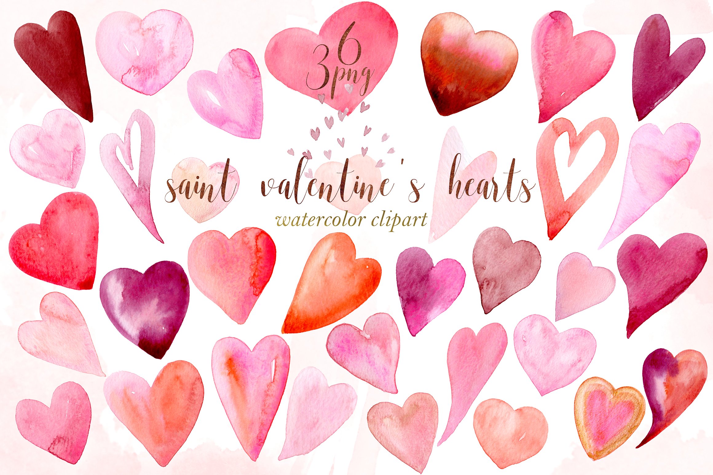 Saint valentin-#039;s hearts w