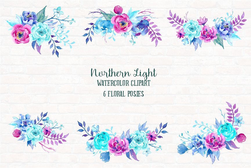 Watercolor Clipart Northern Li