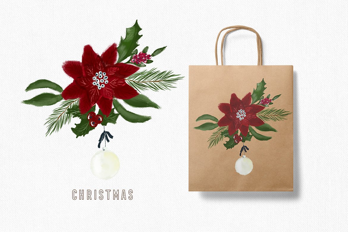 Christmas Paint Illustrations