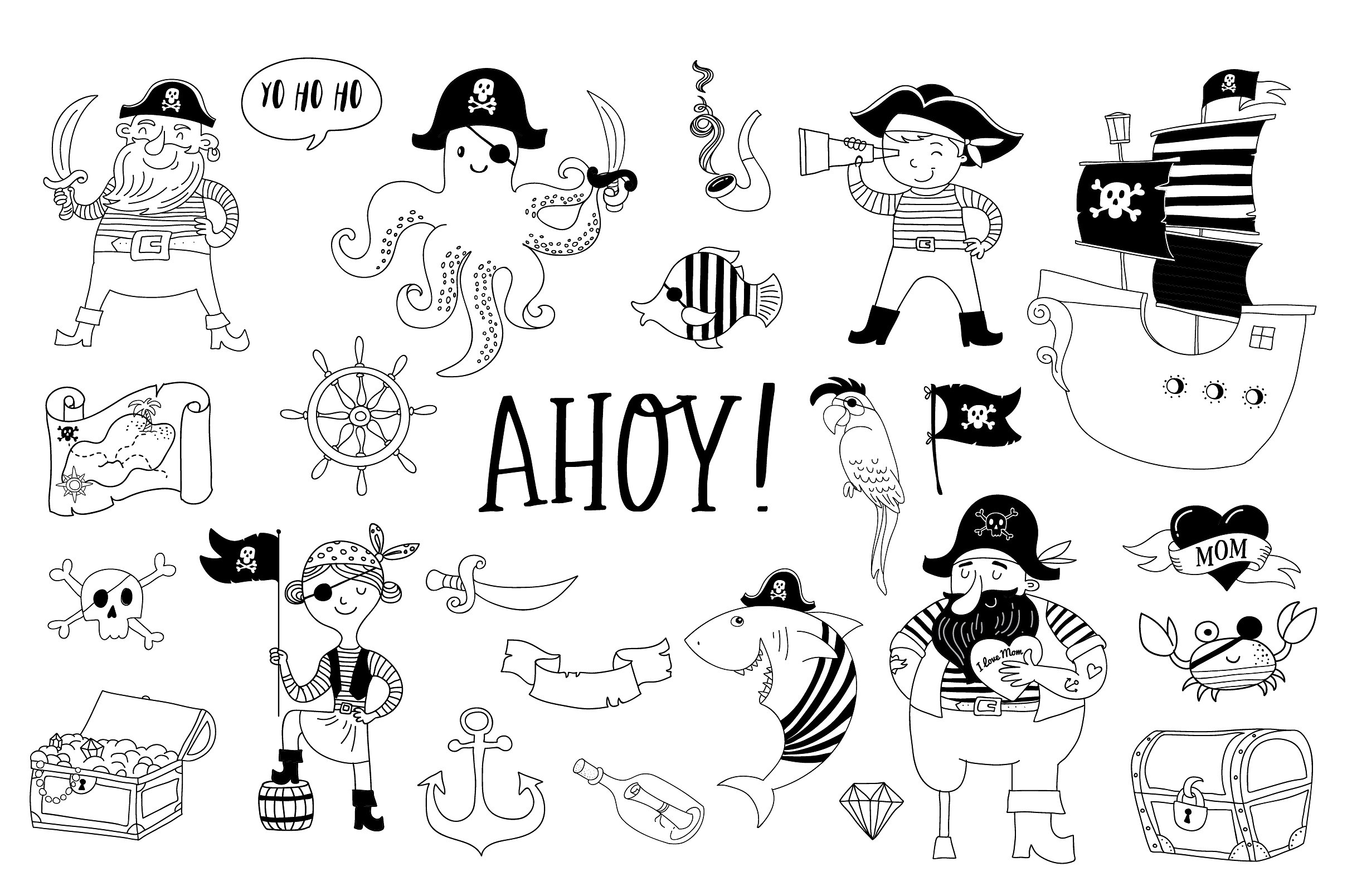 Ahoy! Pirate collection