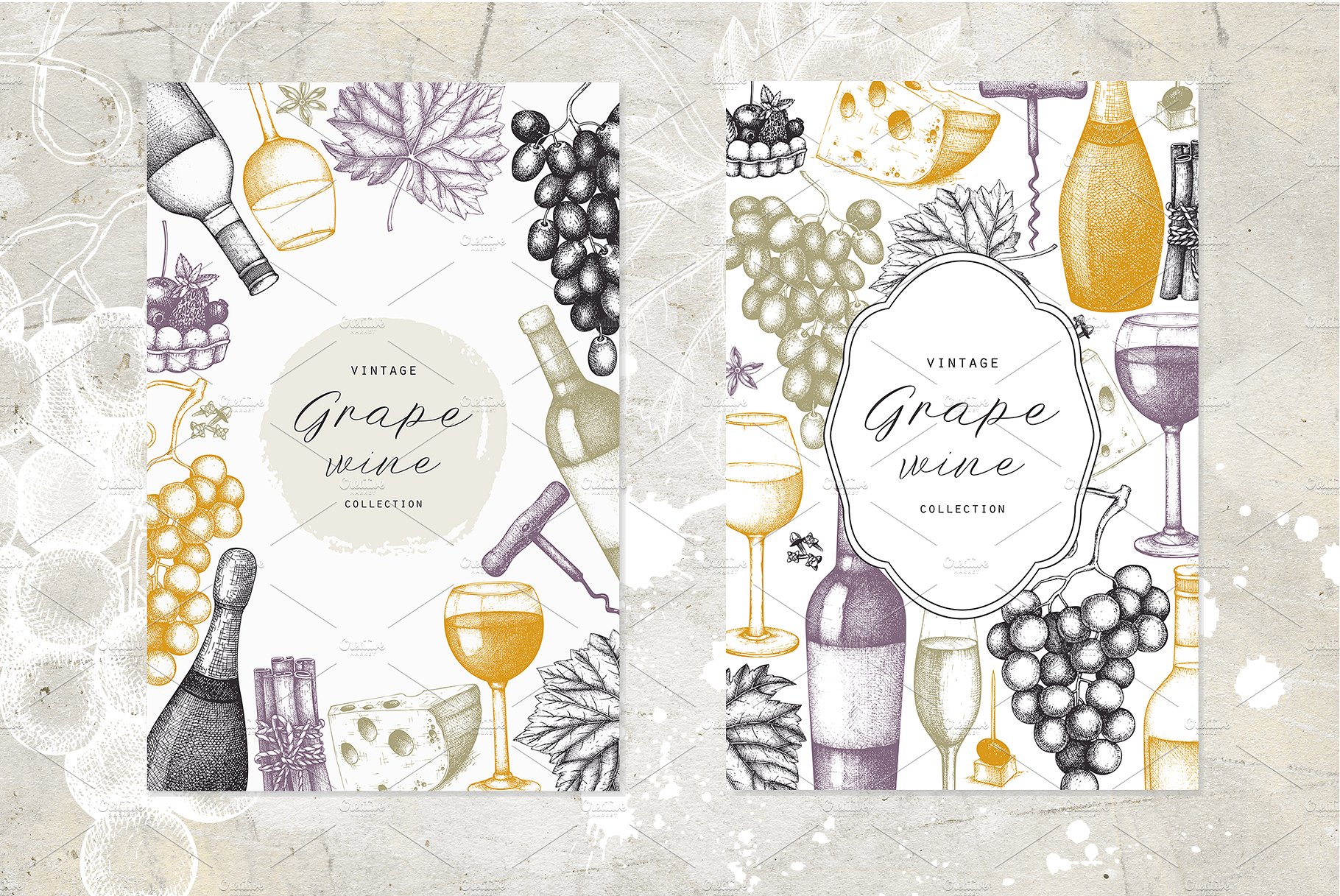 Vector Grape Wine Design