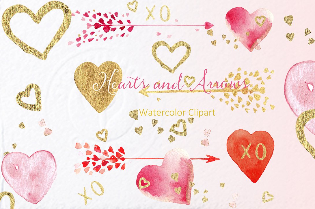 Valentines clipart. Hearts -am