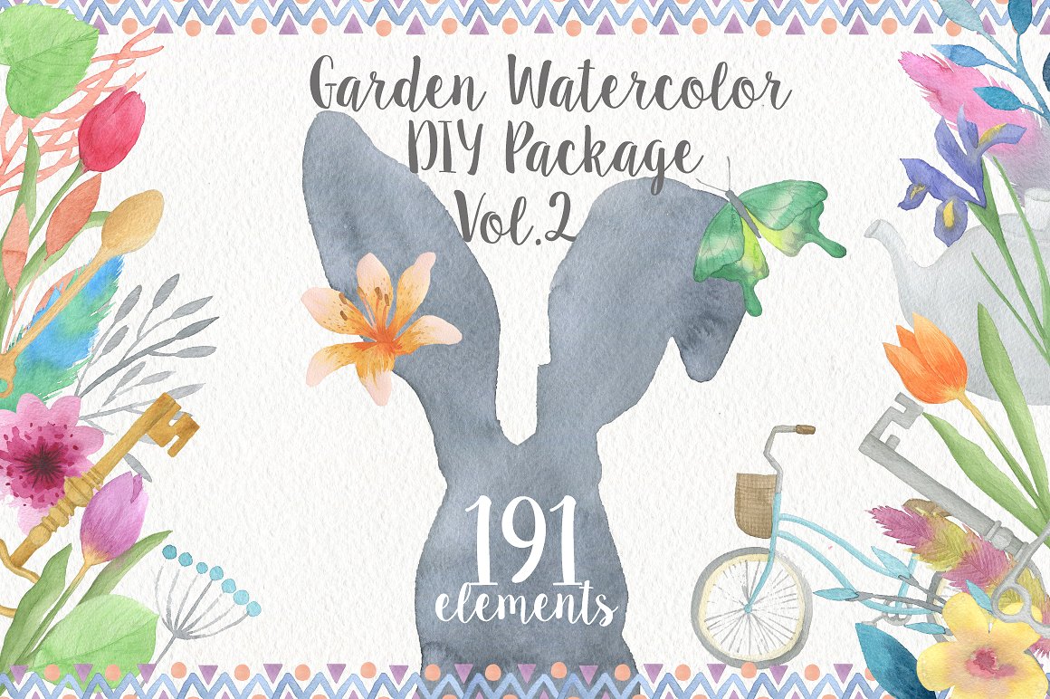 Garden Watercolor DIY Pro