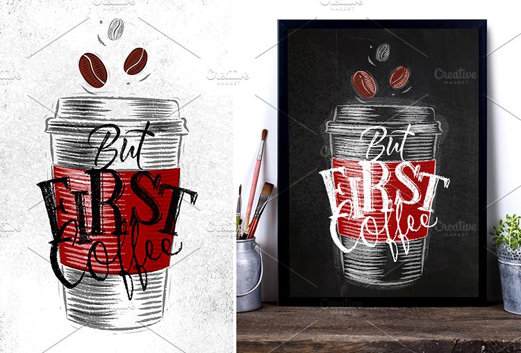 Coffee Cups Posters