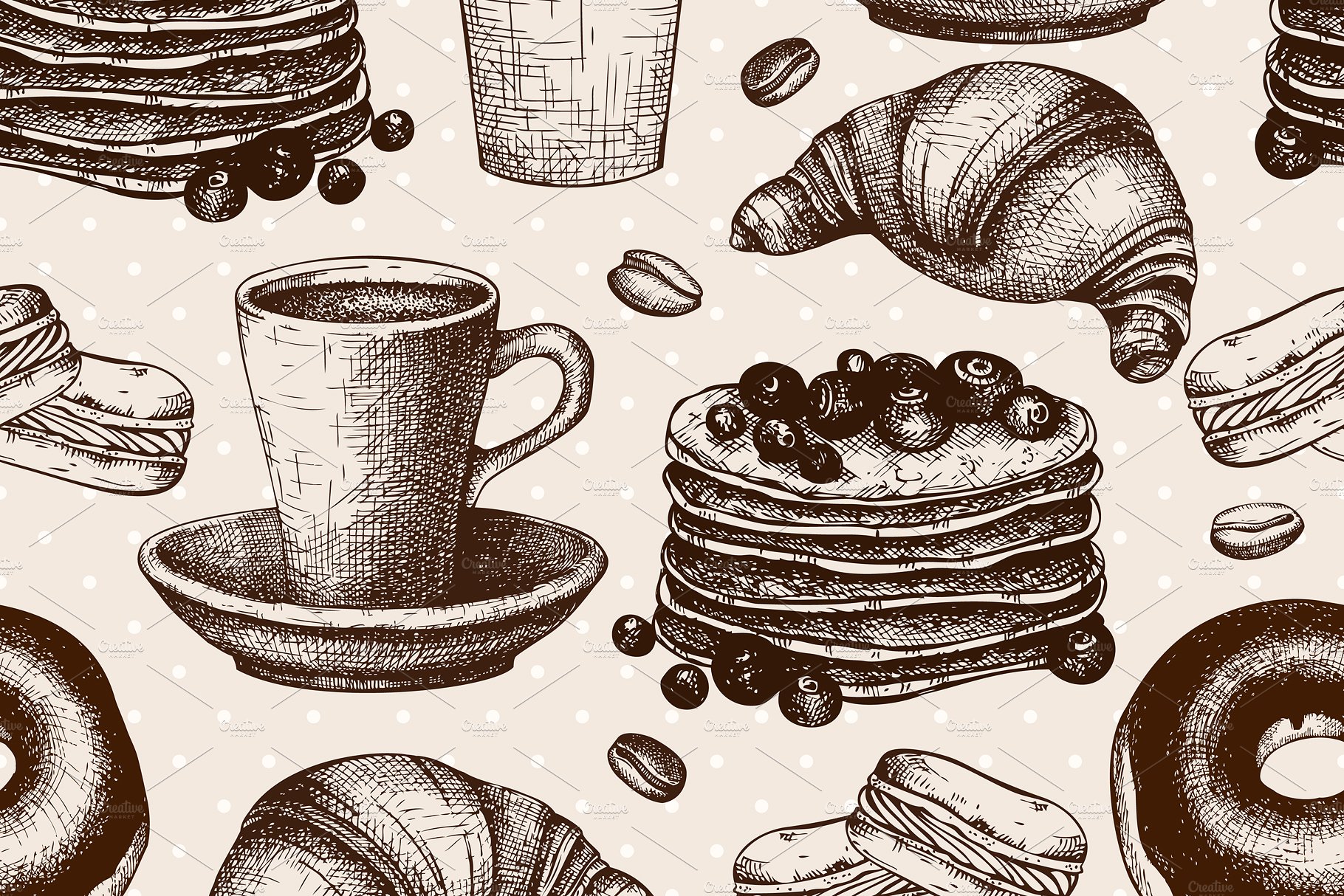 Hand Drawn Breakfast Design